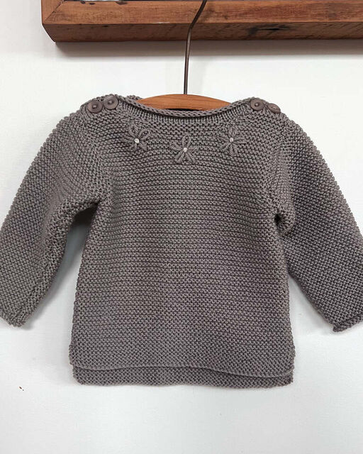 Georgie Jumper  Knitting Pattern  -4 & 8 Ply