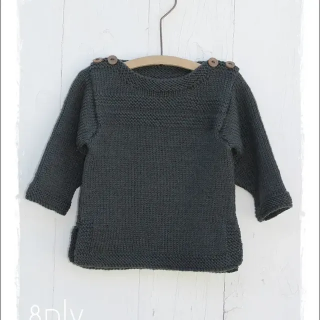 Vintage Jumper 4 & 8 Ply Knitting Pattern