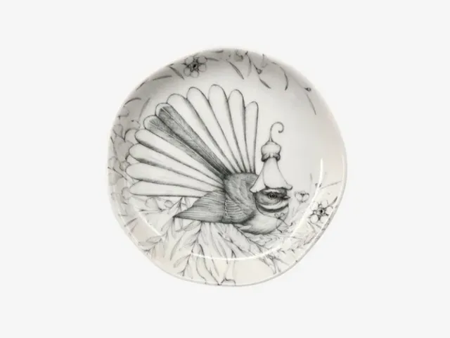 Trinket Dish - We Go Together - Piwakawaka (Fantail) - Katy Hayward
