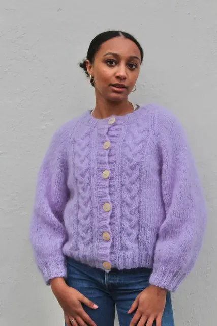 Hannah Iris Cardigan - Touch Yarns 160 - Knitting Pattern