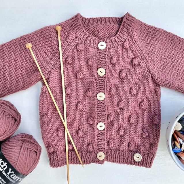April Cardi - Knitting Pattern - Touch Yarns 118