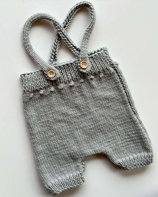 Popcorn Rompers - Touch Yarns 095 - Knitting Pattern