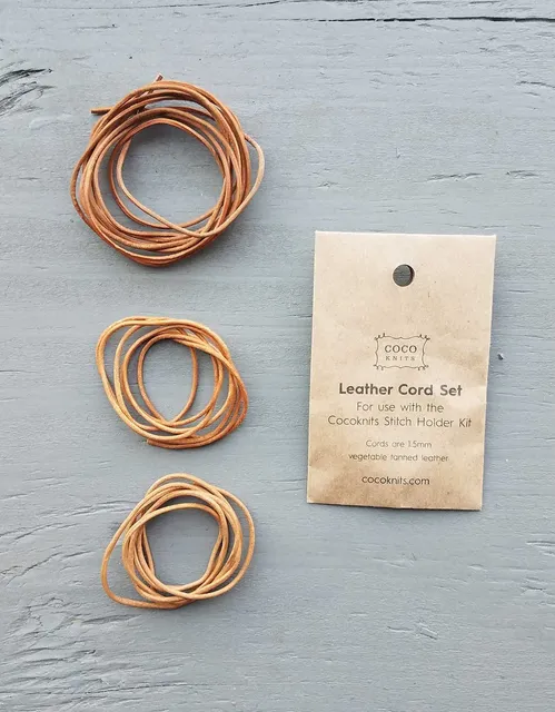 CocoKnits Leather Cord Set