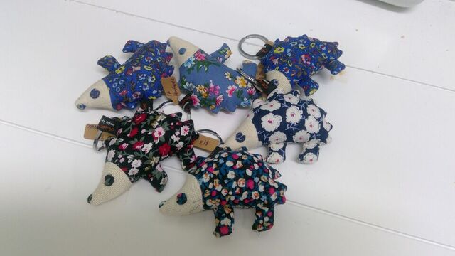 Hedgehog Keyring - Trade Aid