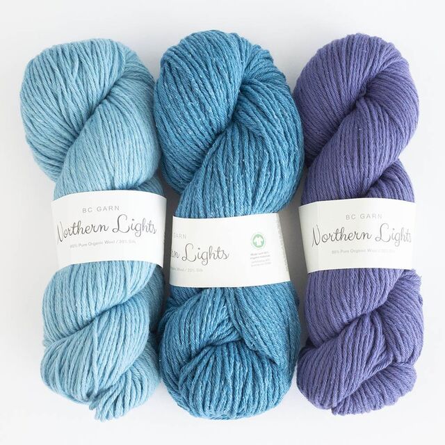 BC Garn Northern Lights - Wool/Silk Blend 10Ply/Worsted Weight