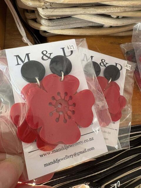 Poppy Stud Dangle Earrings