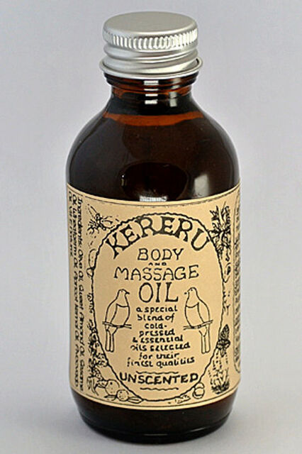 Unscented Massage and Body Oil - Kereru