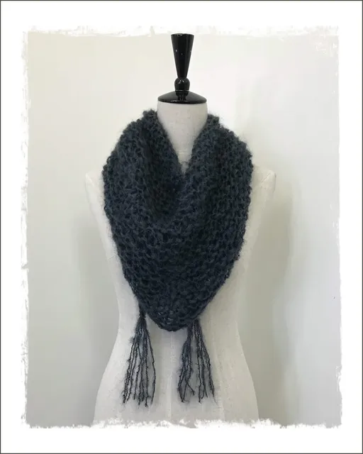 Soft & Lofty Mohair Scarf - Knitting Pattern - Kiwi Stitch Co