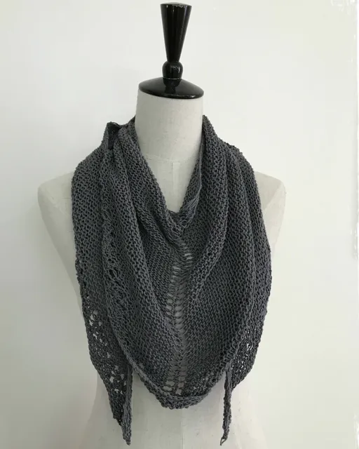 Studio Linen Shawl - Knitting Pattern - Kiwi Stitch Co