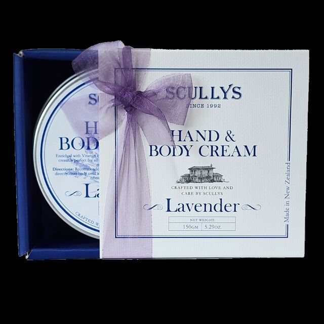 Scullys Lavender Hand and Body Cream - Boxed