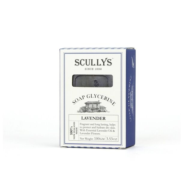 Scullys Lavender Glycerine Boxed Soap