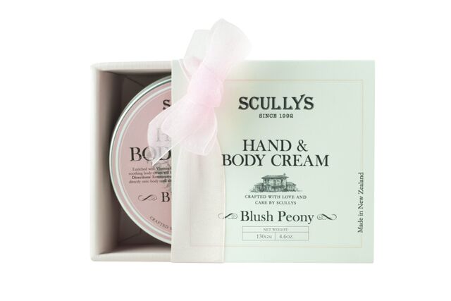 Scullys Blush Peony Hand and Body Cream  150g- Gift Boxed