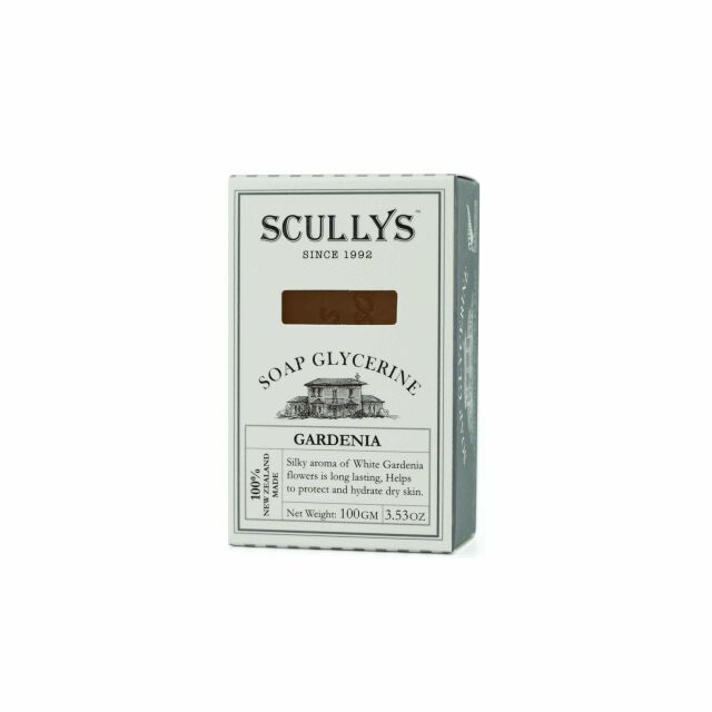 Scullys White Gardenia Glycerine Soap - Boxed 100g