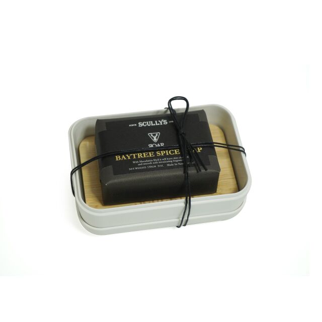 Scullys ROAR Soap and Soap Dish Set - Baytree Spice