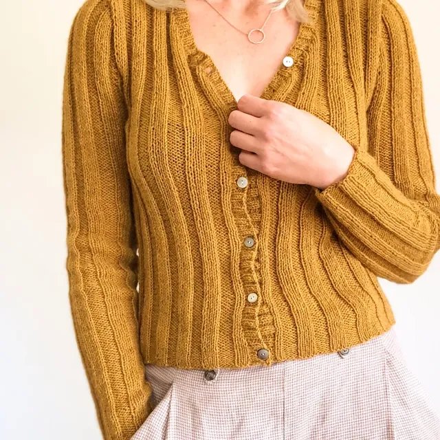 Ladies Cardigan- Touch Yarns 007 - Knitting Pattern DK/8Ply