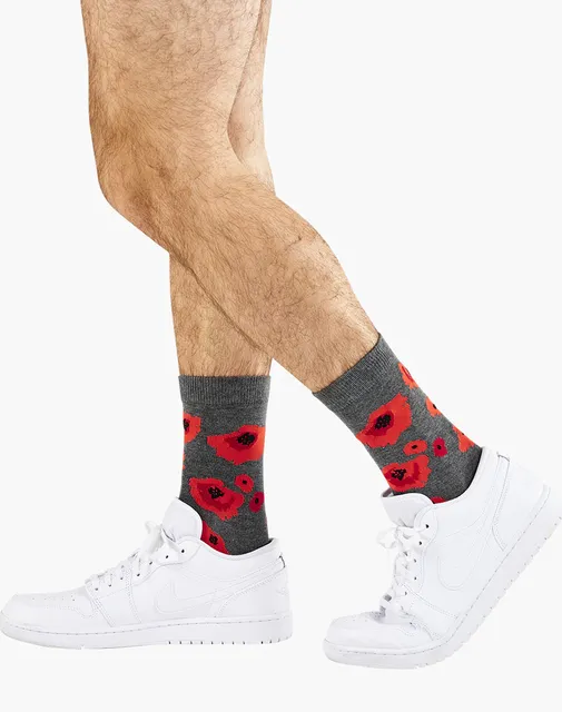 Bamboozld Poppies - Adult Bamboo Socks