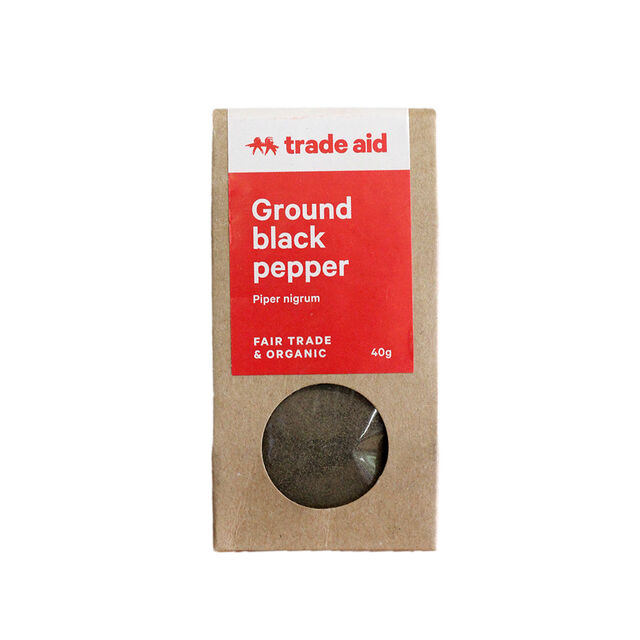 Organic Ground Black Pepper - Trade Aid (NZ)