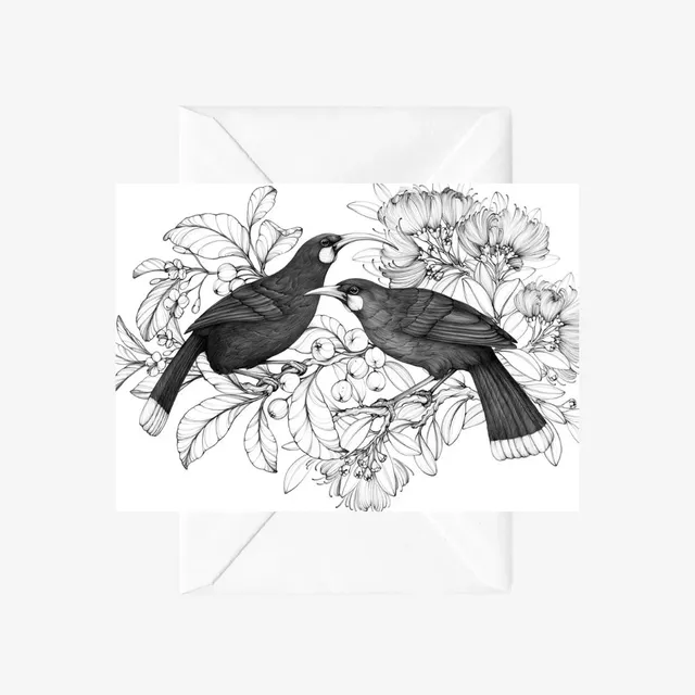 Card - Our Sacred Huia - by Katy Hayward Art