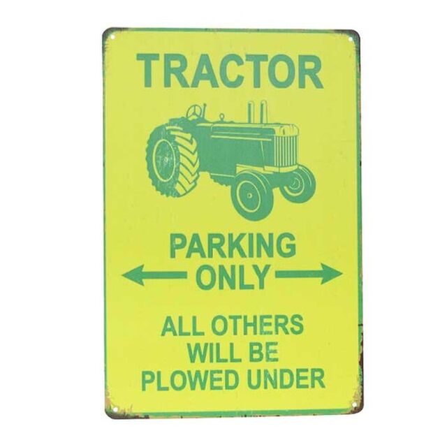 Art Tin - Tractor Parking