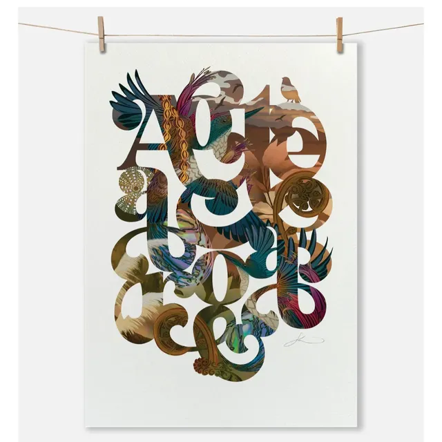 Dear Aotearoa - Print - Unframed A4 - by Flox