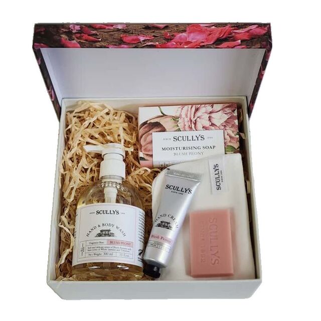 Scullys Peony Hand and Body Indulgence Gift Box