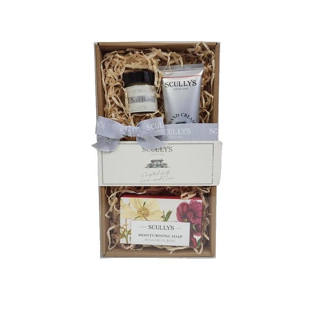 Scullys Bulgarian Rose Hand and Nail Care Gift Box
