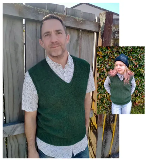 P377 Adults Vest - DK / 8Ply Knitting Pattern - Countrywide Yarns