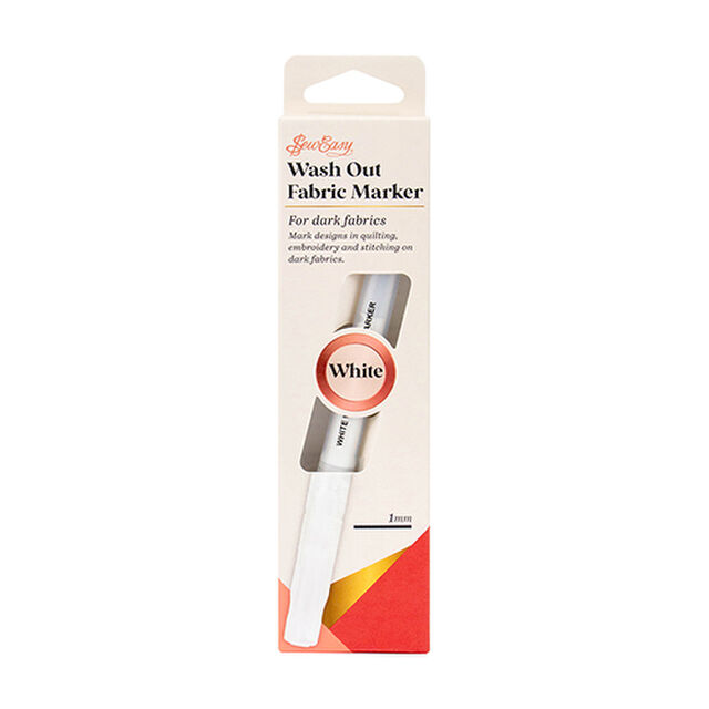 Sew Easy Washout Fabric Pen (White)