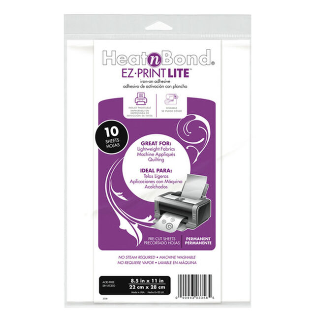 Therm-O-Web EZ Print Lite Heat n Bond 8.5