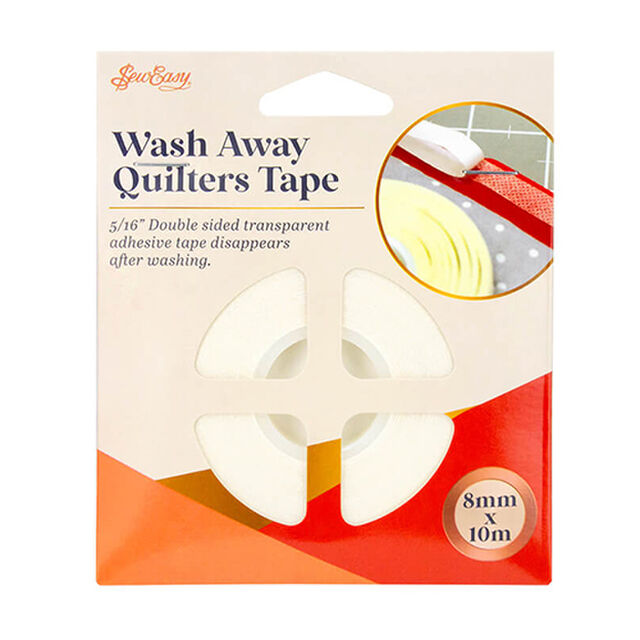 Sew Easy Quilters Wash Away Tape 8mm x 10m