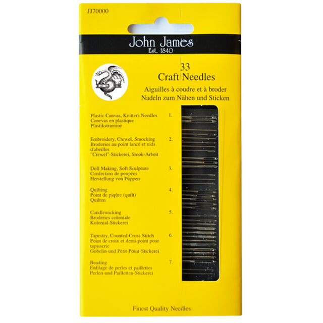 John James Craft Needles Assorted