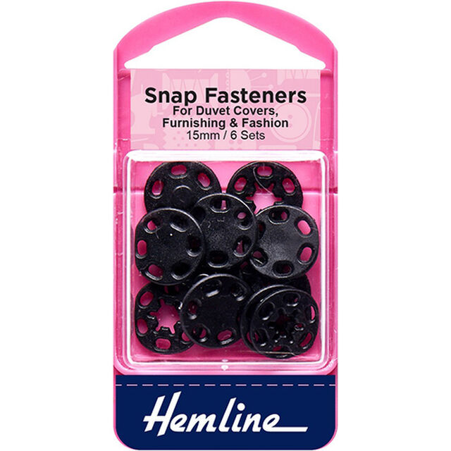 Snap Fasteners - Plastic 15mm