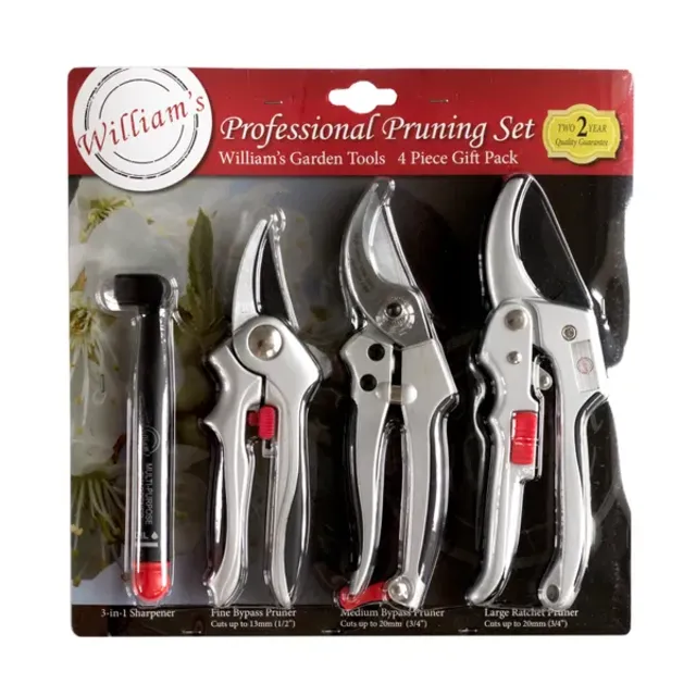 Williams Garden Tools Professional Pruners 4-piece Gift Pack