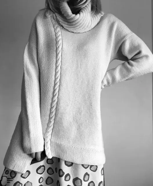 Shingle Creek Jumper - Adults jumper Knitting Pattern - Touch Yarns 068