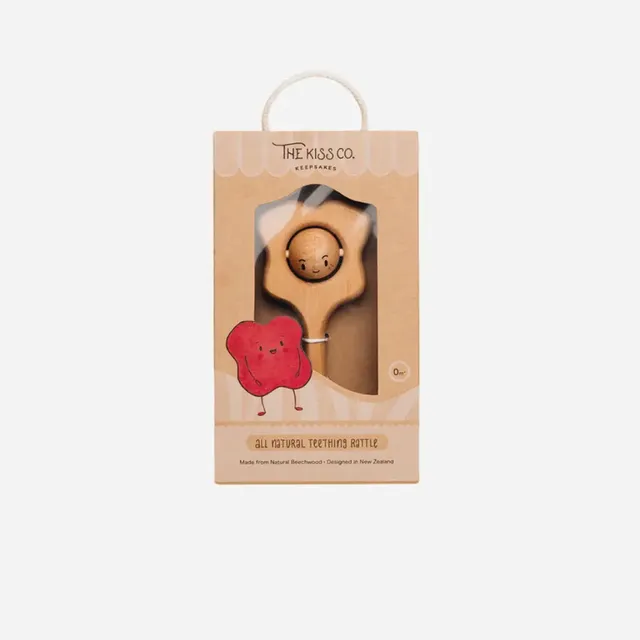Pepi Kiss - All Natural Teething Rattle - The Kiss Co