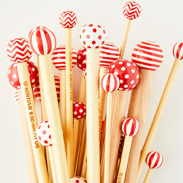 Hand Painted Knitting Needles - Sirdar Yarns