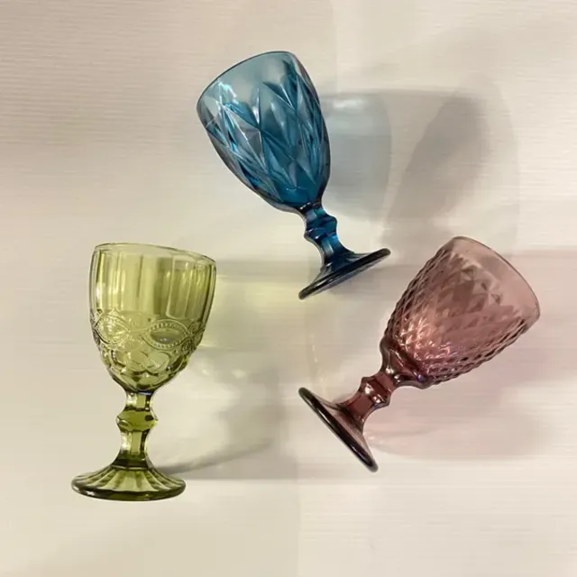 Vellis Coloured Glass Goblet