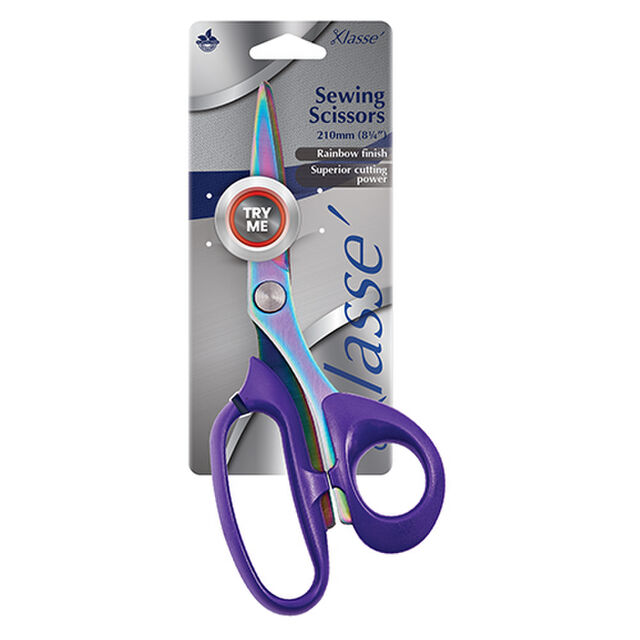 Klasse Enthusiast Sewing Scissors Rainbow Finish