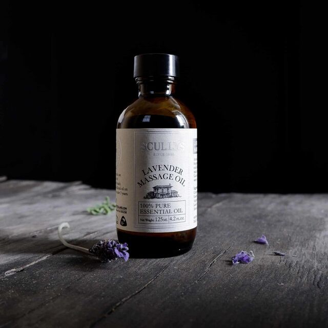 Scullys Lavender Massage Oil - 125ml