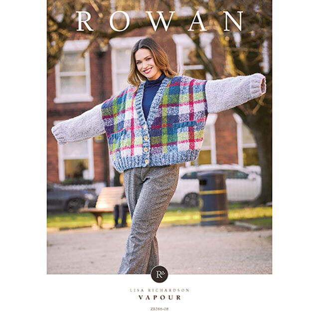 Vapour -Knitting Pattern - Rowan yarns - DK / 8Ply