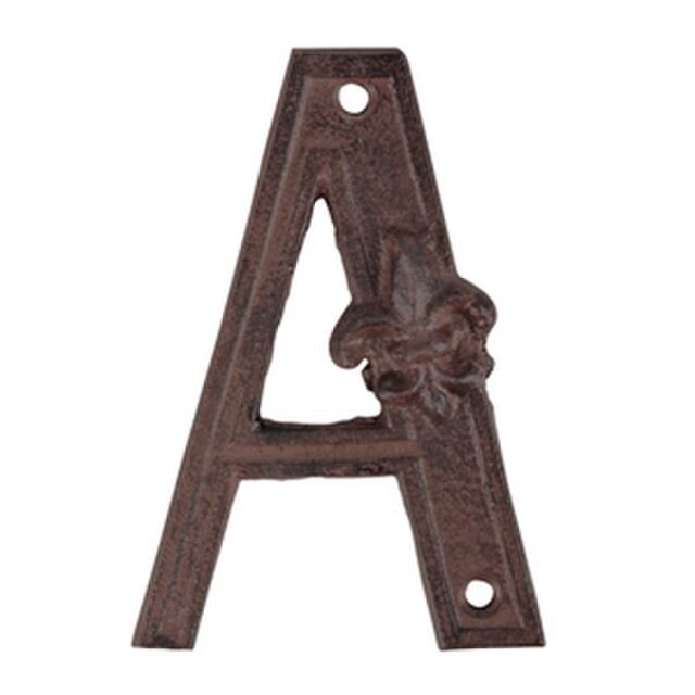 Cast Iron House Letter A