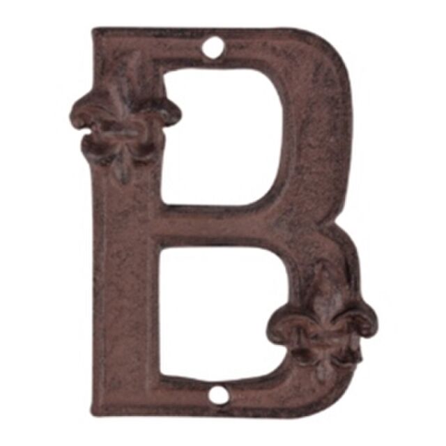 Cast Iron House Letter B