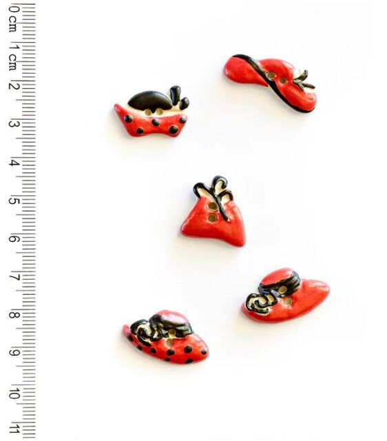 Red Hats - Incomparable Buttons - L224