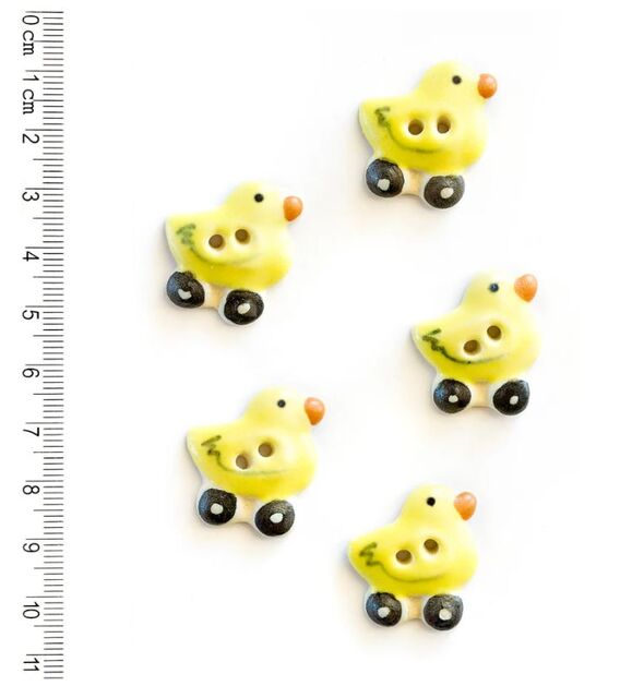 Ducks on Wheels - Incomparable Buttons - L462